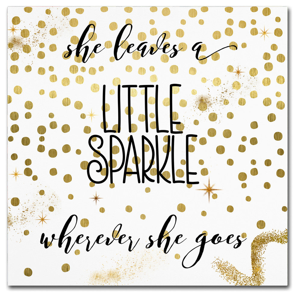 Color Bakery 'Sparkle' Canvas Art, 14x14