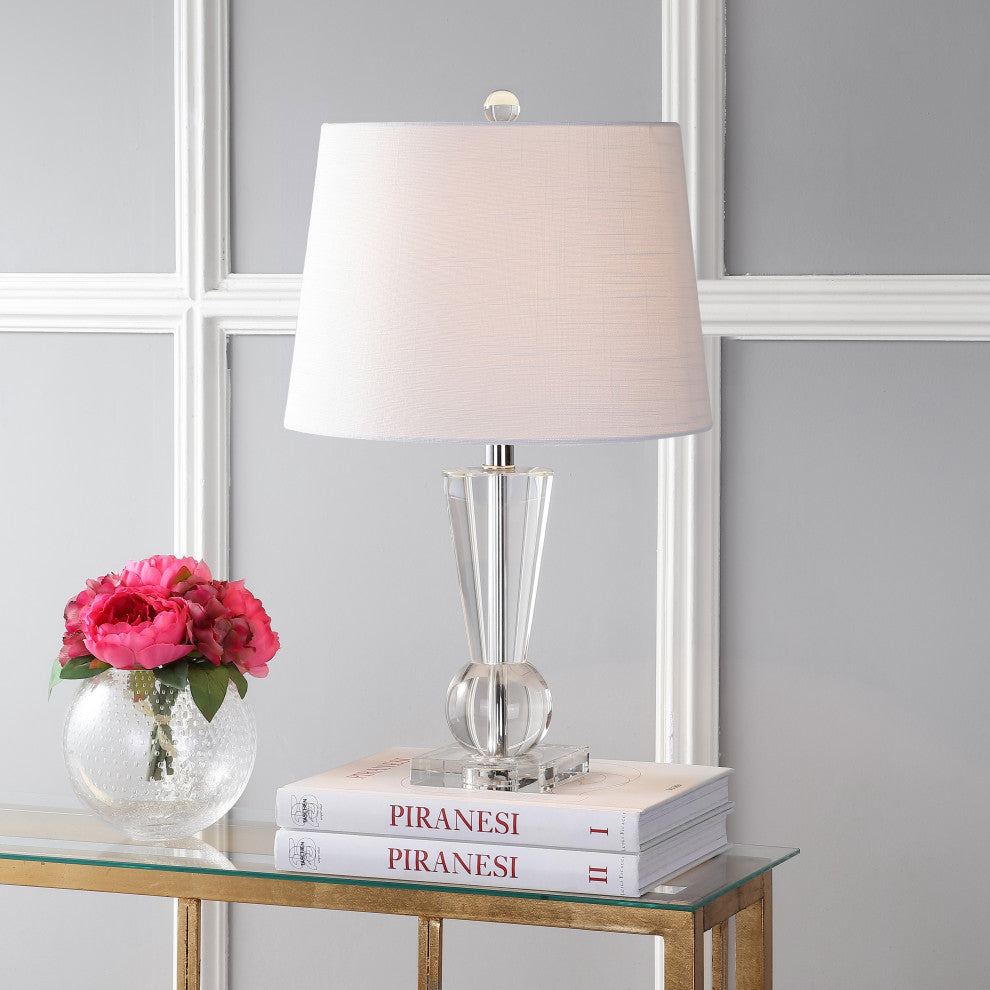 Wynne 22" Crystal Table Lamp, Clear