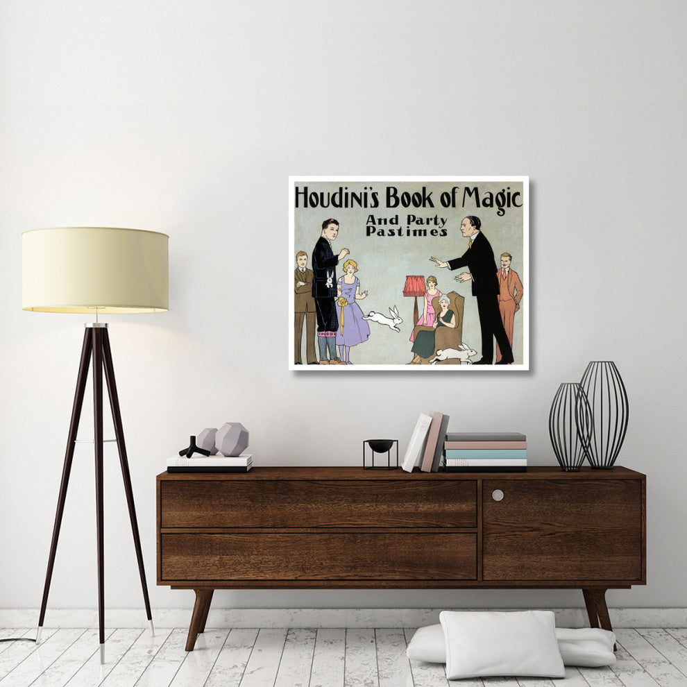 "Houdini's Book of Magic and Party Pastimes" Print by Harry Houdini, 42"x34"