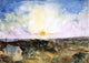 Charles Webster Hawthorne Sunset Spendor Premium Canvas Print