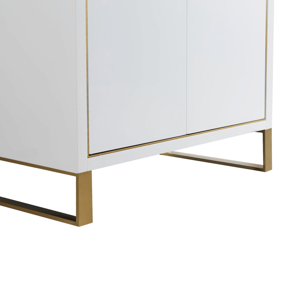 Fine Fixtures Opulence Collection Bathroom Vanity with White Ceramic Sink