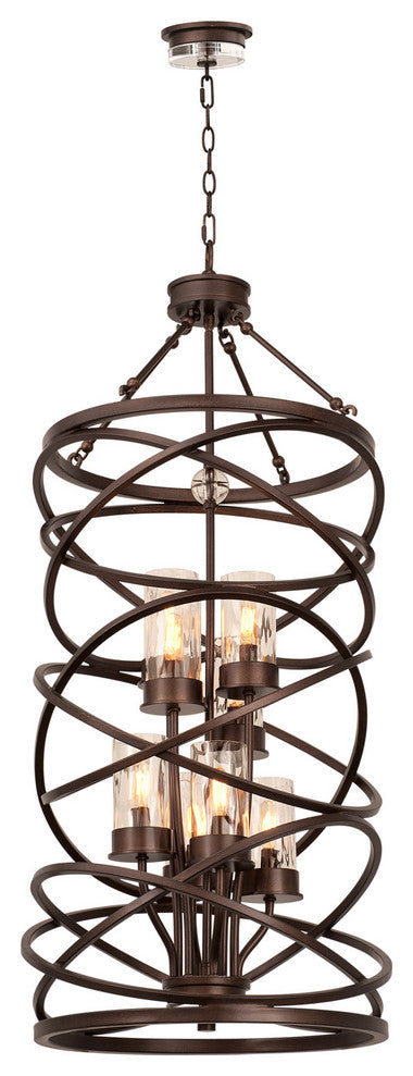 Eternity 20x45" 8-Light Modern Large Pendants by Kalco