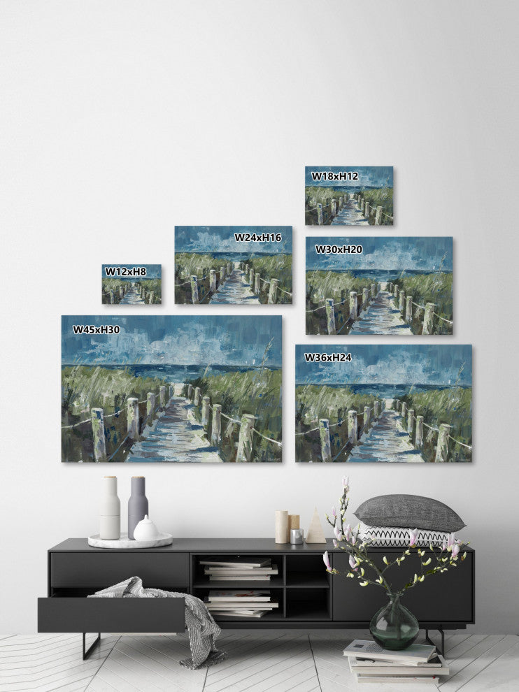 "Nature Heals" Painting Print on Wrapped Canvas, 36x24