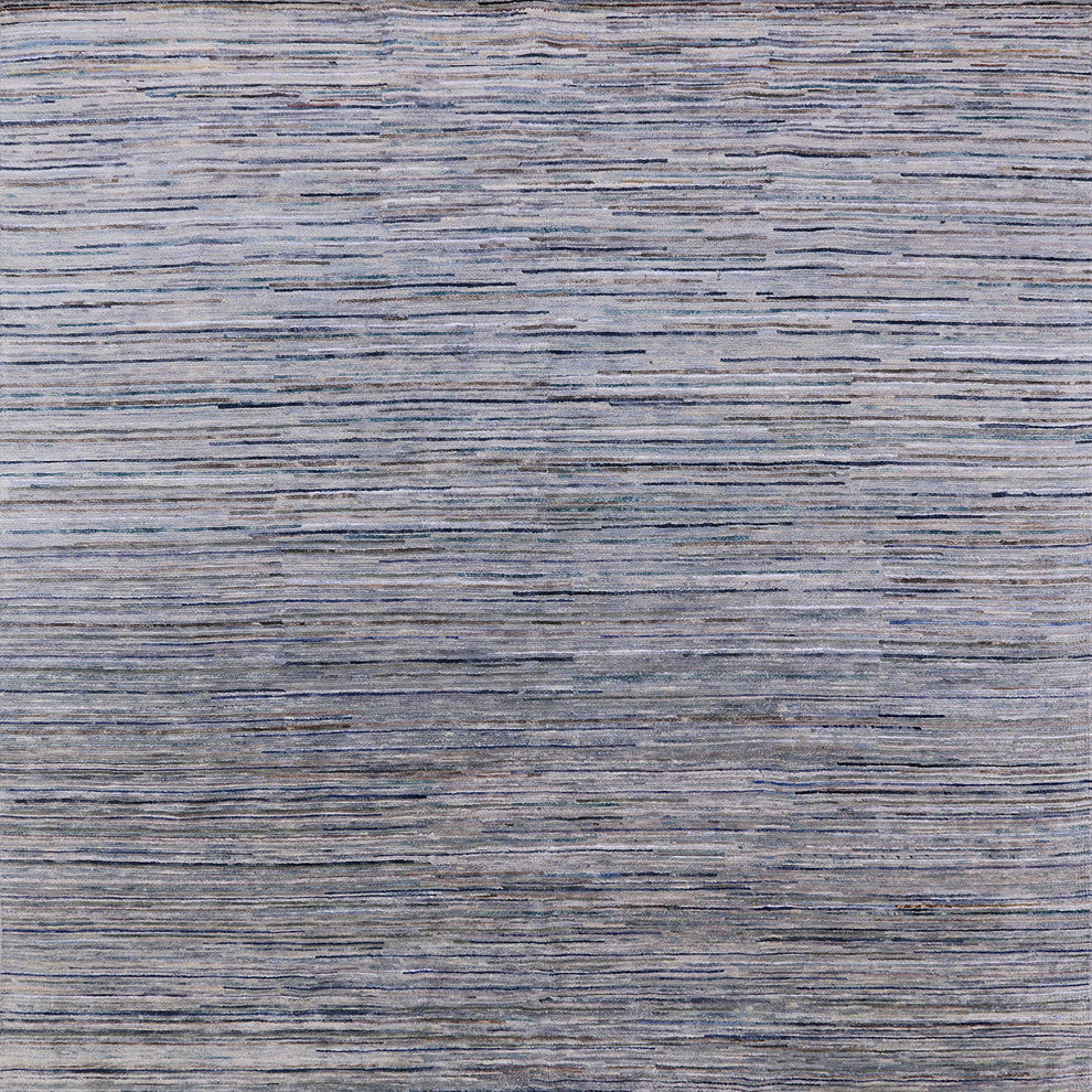 Ahgly Company Indoor Square Mid-Century Modern Area Rugs, 7' Square