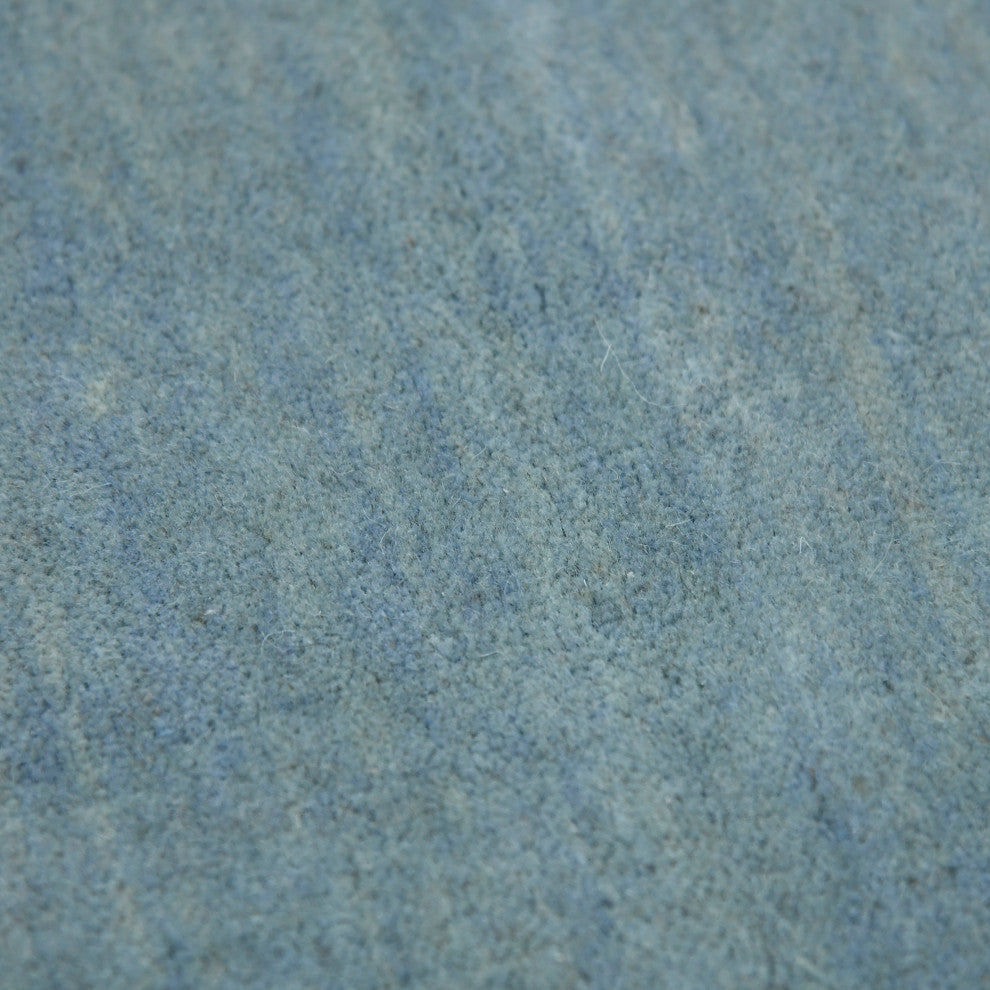 Arizona Rye Area Rug, Light Blue, 10' x 14', Solid