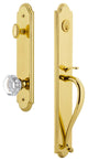 Arc 1-Piece Dummy Handleset, S Grip and Chambord Knob, Lifetime Brass, 848498