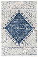 Surya Padma PAM-2300 3'6"x5'6" Rug, Dark Blue/Denim/Aqua/Beige