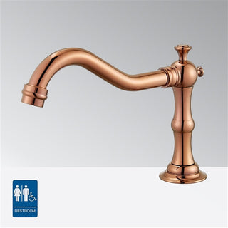 Fontana Commercial Automatic HandsFree Rose Gold Sensor Faucet