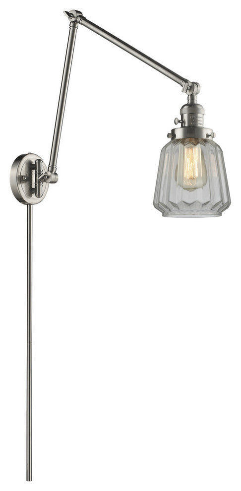 Innovations Lighting 238-Sn-G142-Led 1 Light Dimmable Led Swing Arm