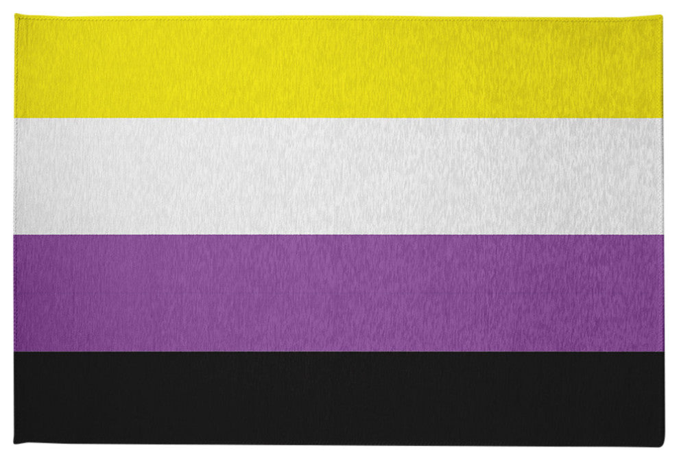 Non-Binary Chenille Rug, Non-Binary, 2'x3'