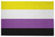 Non-Binary Chenille Rug, Non-Binary, 2'x3'
