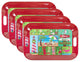 Coast Xmas Melamine Tray, Set of 4