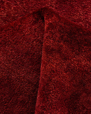 Overdyed, One-of-a-Kind Hand-Knotted Area Rug Rust, 2'6"x9'4"