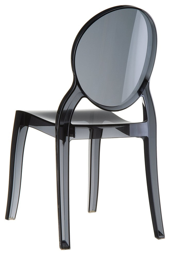 Compamia Elizabeth Dining Chairs, Set of 2, Transparent Black