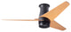 Velo Flush DC Fan, Dark Bronze Finish, 48" Maple Blades, No Light