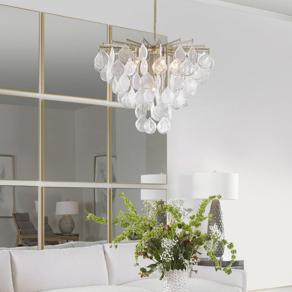 Uttermost Goccia 6 Light Tear Drop Glass Pendant 21544