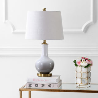 Gradient 25" Ceramic and Brass Table Lamp