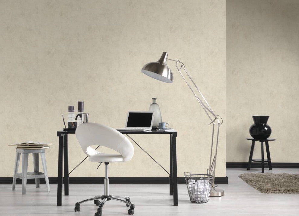 Plain Textured Wallpaper Featuring Painted Wall, 374252