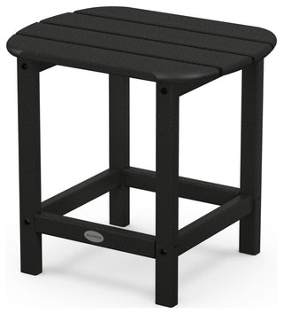 Polywood South Beach 18" Side Table, Black