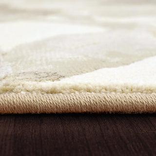 Eclipse Beige And Cream Area Rug, 5.3'x7.7'