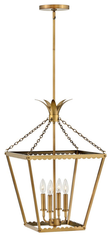 Hinkley Palma Large Pendant, Heritage Brass