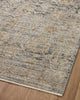 Jean Stoffer x Loloi Katherine Charcoal / Gold 5'-3" x 5'-3" Round Accent Rug