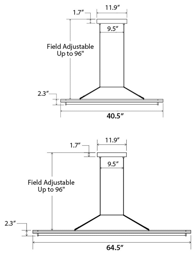 Penna 64 LED Pendant, White Washed Oak, 227v