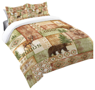 Trail Ridge Rust Queen Comforter