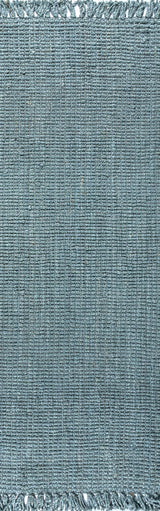 Para Hand Woven Area Rug, Blue, 2 Ft. X 16 Ft.
