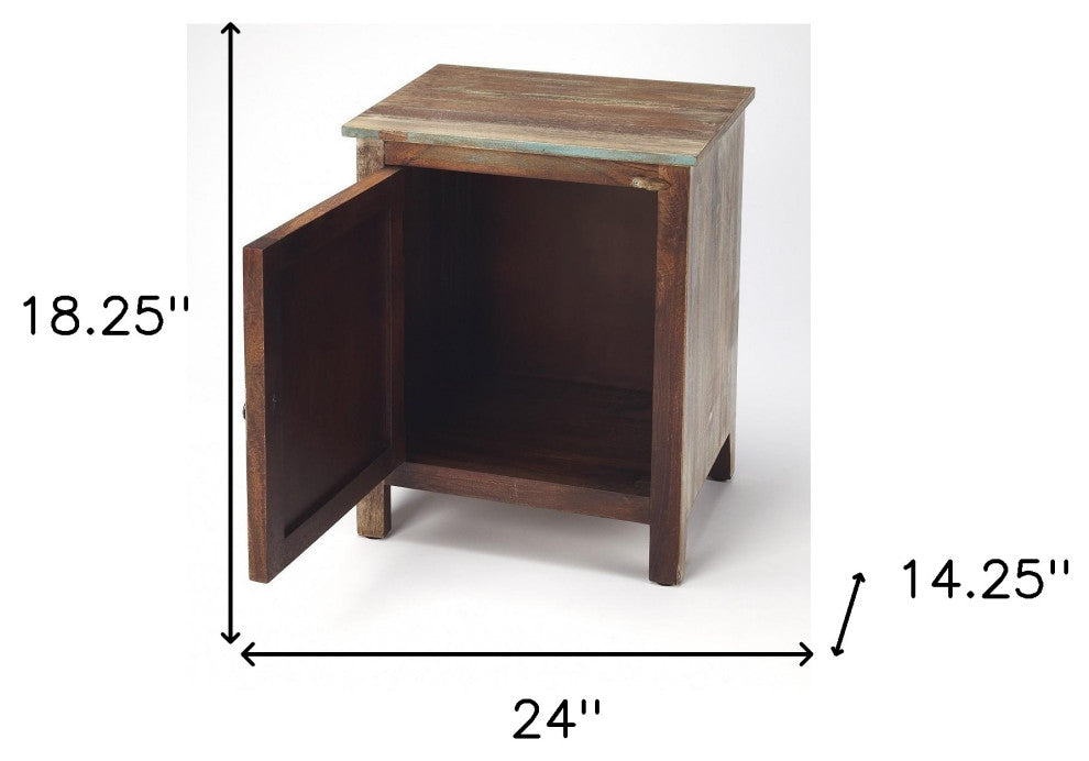 18" Brown Standard Accent Cabinet