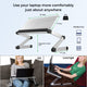 Workez Adjustable Height, Ergonomic Aluminum Cool Laptop Stand, Silver