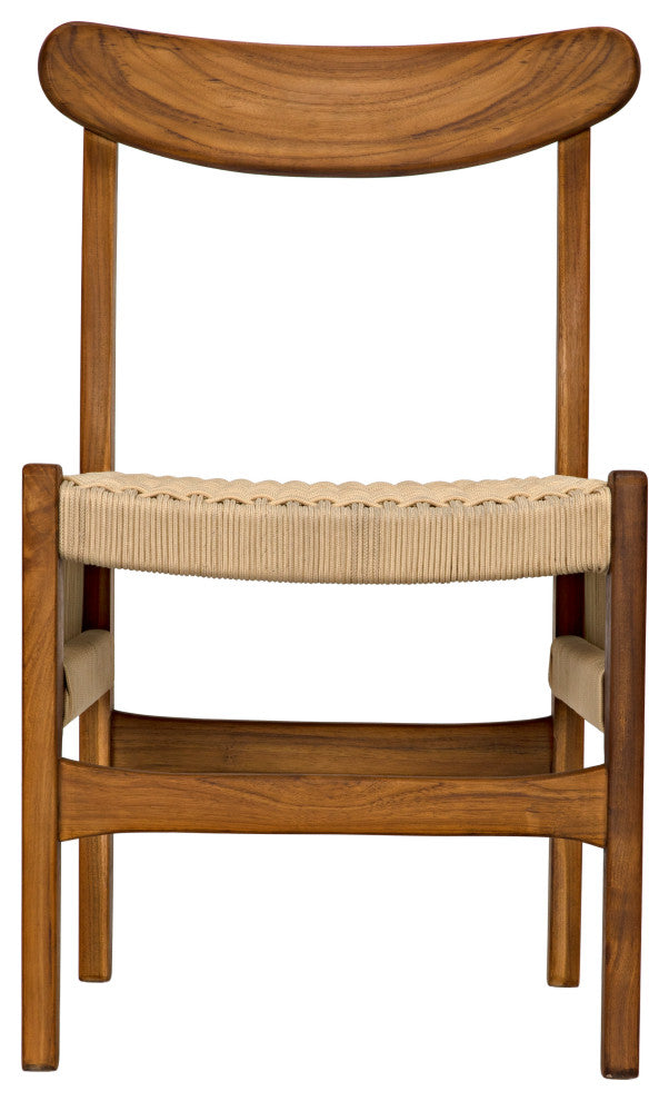 Shagira Chair, Teak With Woven Rope