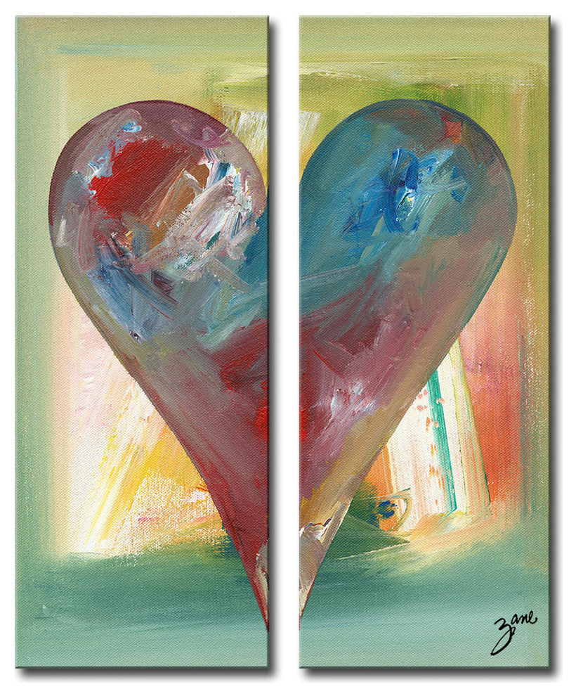 Heartwork "Arrow" 2-Piece Canvas Art Set, 40"x16"