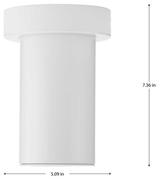 3" White Surface Mount Modern Adjustable LED Cylinder
