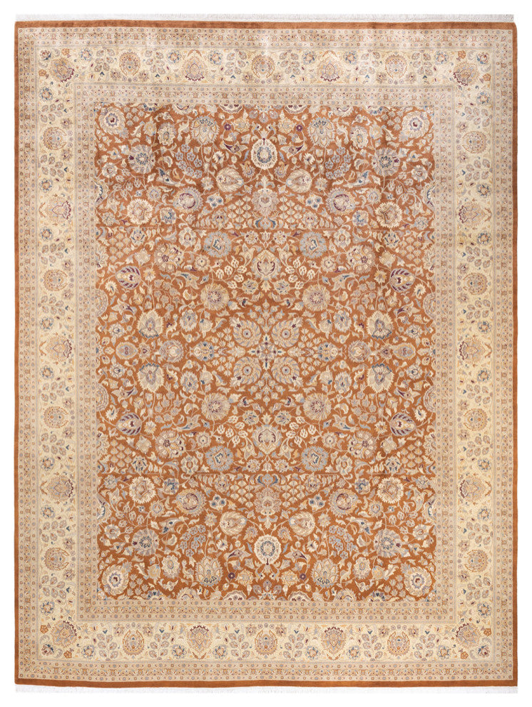 Mogul, One-of-a-Kind Hand-Knotted Area Rug Yellow, 9'1"x12'1"