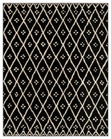 Safavieh Amherst Collection AMT442 Rug, Black/Cream, 8'x10'