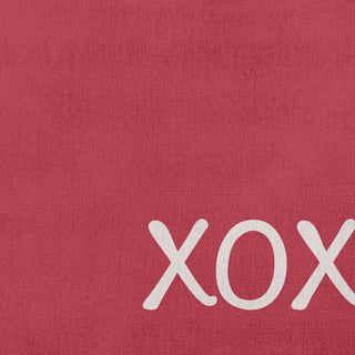 XOXO Valentines Decorative Throw Pillow, Brick, 18"x18"