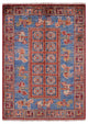 Hand-Knotted Antiqued Pazyryk Historical Design Rug 2' 10" X 3' 11" Q10879
