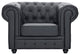 Modern Contemporary Living Room Armchair Black