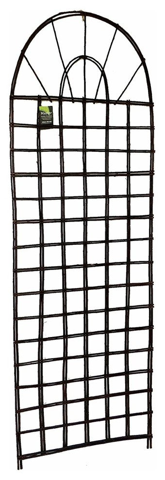Willow Round Top Lattice Trellis, 24"W x 72"H