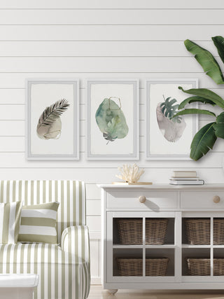 Tropical Presence Triptych, 3-Piece Set, 24x36 Panels
