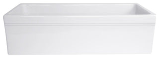 Nantucket Sinks 36" Reversible Decorative Apron Farmhouse Fireclay Sink