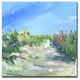 Seagrass Walk' Ready2HangArt Canvas by Leslie Owens, 16"x16"