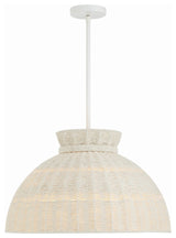 Crystorama Lighting Group RES-10524 Reese 4 Light 22"W Pendant - Matte White