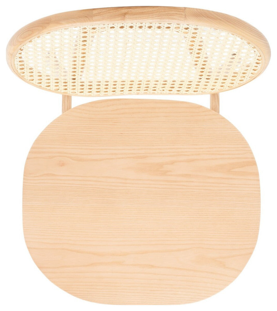Safavieh Couture Kristianna Rattan Back Dining Chair, Natural
