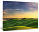 "Green Rural Rolling Hills Tuscany" Landscape Wall Art Print, 20"x12"