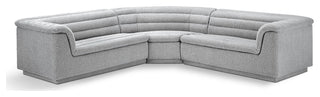 Cascade Upholstered Modular Sofa, Gray, Boucle Fabric, Corner Sectional