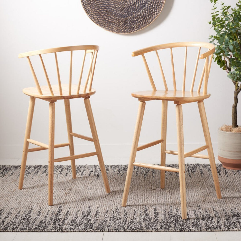 Safavieh Blanchard Bar Stool, Natural