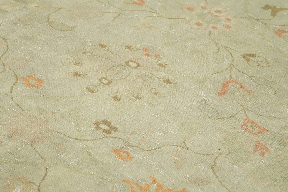 Rug N Carpet - Handwoven Oriental 8' 5" x 9' 10" Pastel Oushak Area Rug