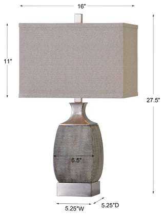 Uttermost Caffaro Table Lamp, Rust Bronze